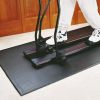 Treadmill Mat - Standard Quality Dense Foam Vinyl - Fitness Equipment Mat, Black, 36 In. x 78 In.