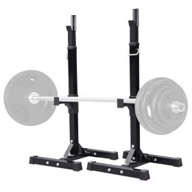 2 Pieces Adjustable Adjustable Squat Rack Stand