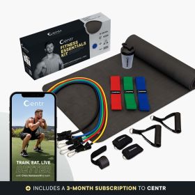 Chris Hemsworth Fitness Essentials Kit Home Workout Equipment + 3-Month Centr Subscription