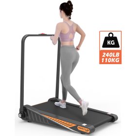 KF718 Under Desk Walking Pad; Mini Treadmill 15% Incline 2.0HP 240LBS