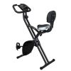 Home Folding Exercise Bike Black