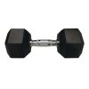 Gymenist, 10lb Rubber Hex Dumbbell, Pair