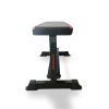 Flat Weight Bench & 50lb Vinyl Dumbbell Set Combo