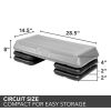 Original Aerobic Platform â€šÃ„Ã¬ Circuit Size Grey Aerobic Platform and Four Original Black Risers Included