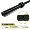 6 ft Barbell Bar, Olympic Weightlifting bar, 2 inch rotating sleeves, 800-Pound Capacity