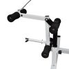 Weight Bench with Weight Rack; Barbell and Dumbbell Set 264.6 lb