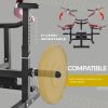 Weight Chest Press Bench - Weight Bench Press Machine 11 Adjustable Positions Flat Incline for Chest &amp; Arm Ab Workout; Home Gym Equipment Combined