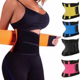 Waist Trainers for Men Women Waist Trimmers Workout Sweat Band Belt for Back Stomach Support (Color: Pink, size: S)