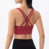 Nylon Top Women Bra Sexy Top Woman Breathable Underwear Women Fitness Yoga Sports Bra For Women Gym 22 Colors