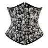 SEXY Gothic Underbust Corset and Waist cincher Bustiers Top Workout Shape Body Belt Plus size Lingerie S-6XL