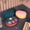 Pill Case Portable Small Weekly Travel Pill Organizer Portable Pocket Pill Box Pill Case For Tablets 6 Gird Medicine Pill's Organizer Drug Capsule Pla