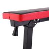 Adjustable Folding Multifunctional Workout Station Adjustable Workout Bench with Squat Rack - balck red XH